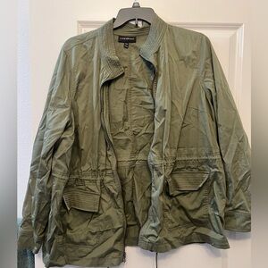 Lane Bryant green jacket